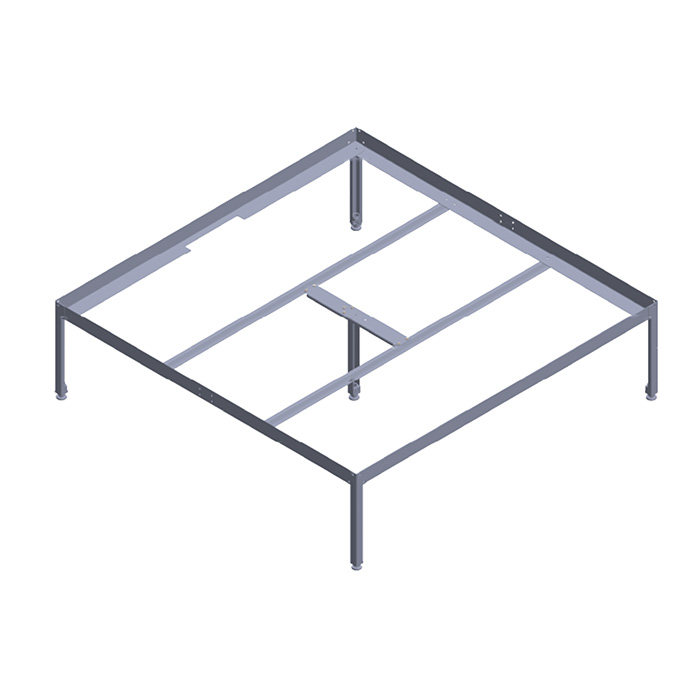 Метална стойка за тава 150x150cm