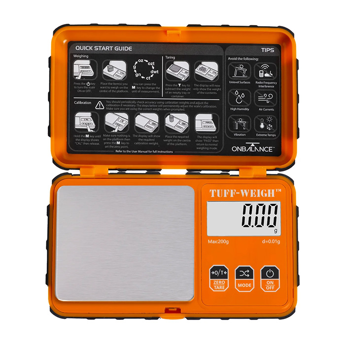 Везна TRUWEIGH TUFF-WEIGH Оранжева 200g x 0.01g 