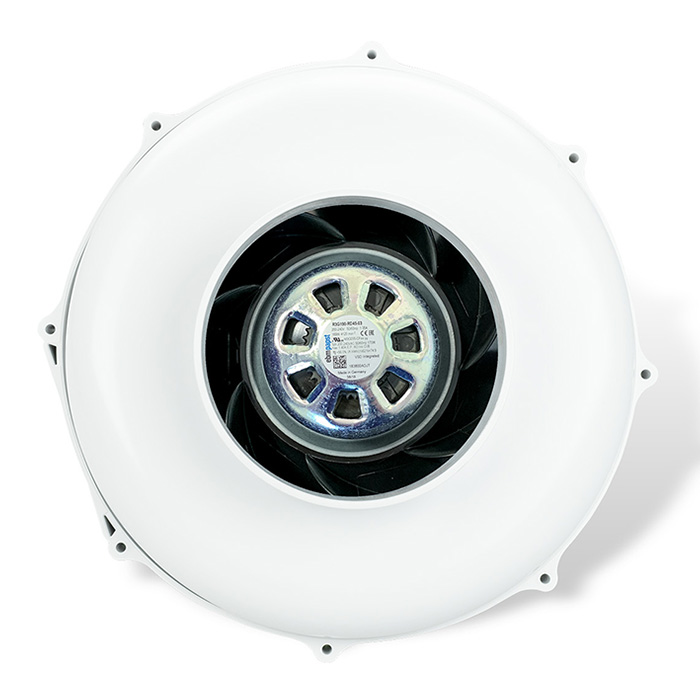 EC Вентилатор PK125EC-TC с контролер на темп. Ø125mm 680m3/h