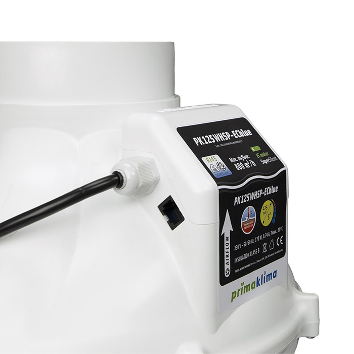 EC Вентилатор PK125WHSP-ECblue Ø125mm 800m3/h