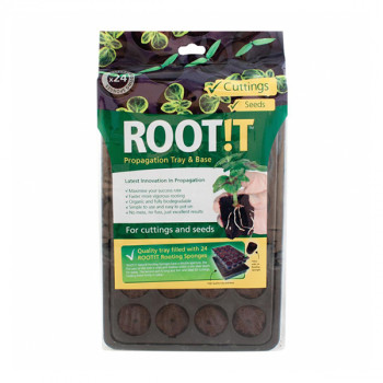 ROOT!T 24 бр. Kубчета за покълване, Тарелка и Основа