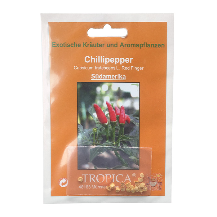 Семена Лют Червен Пипер „Червен пръст” (Capsicum frutescens)