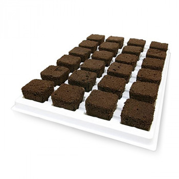 Root Riot 24 бр. Кубчета за покълване  от торф, Тарелка