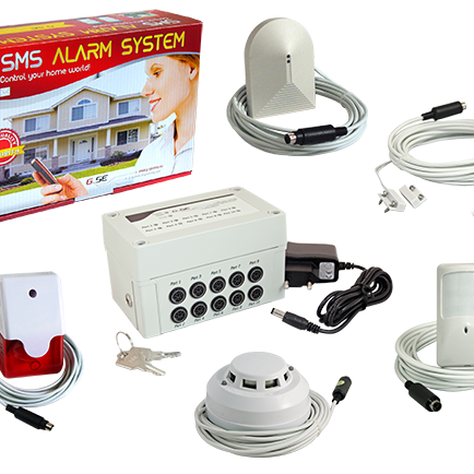 SMS Аларм Контролер 7 части комплект