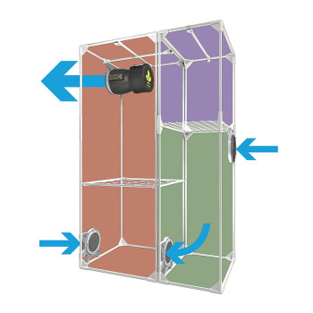 Гроубокс Secret Jardin Lodge L100 100x60x158 cm