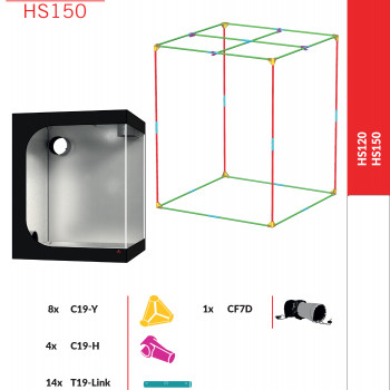 Гроубокс Secret Jardin Hydro Shoot 150x150x200cm