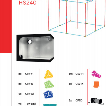 Гроубокс Secret Jardin Hydro Shoot 240 238x238x200cm