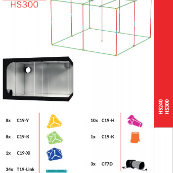 Гроубокс Secret Jardin Hydro Shoot 300 298x298x200cm