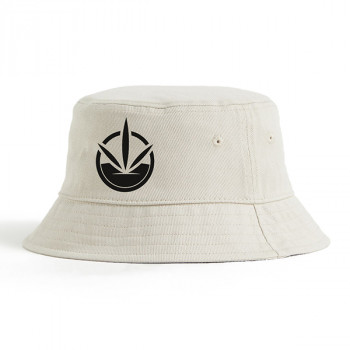 Шапка от памук с лого - Бежова