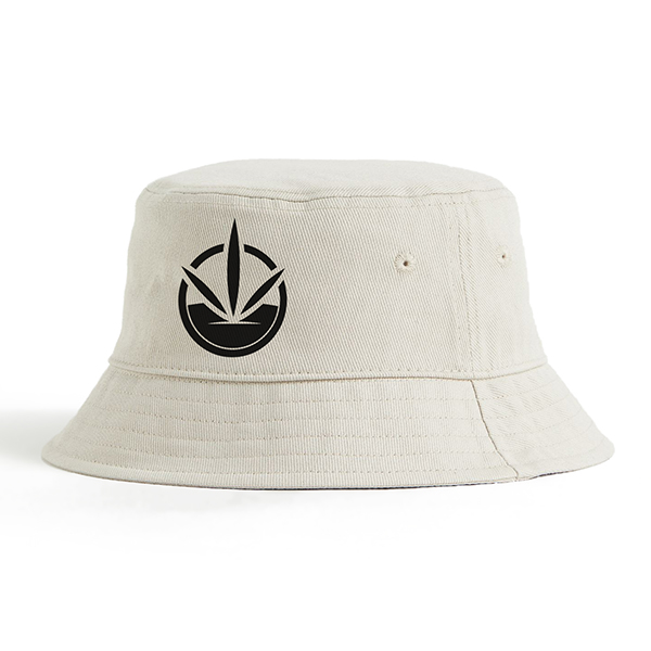 Шапка от памук с лого - Бежова