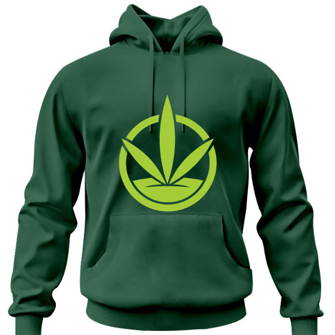 Суитшърт с качулка маслено сиво