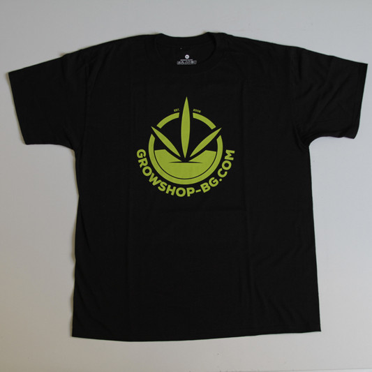 T-Shirt GrowShop-Bg.com Logo Black
