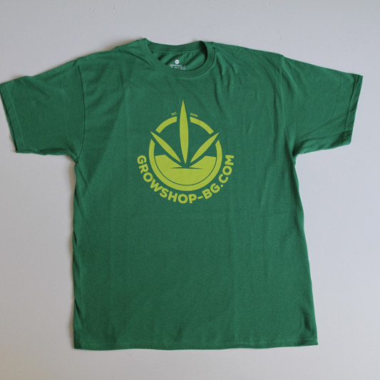 T-Shirt GrowShop-Bg.com Logo Green 