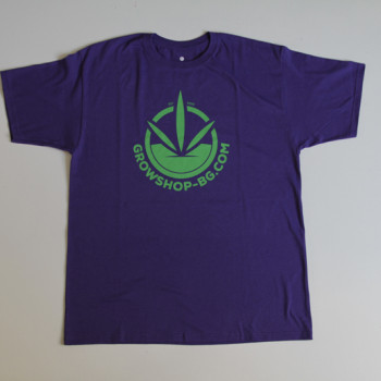T-Shirt GrowShop-Bg.com Logo Purple