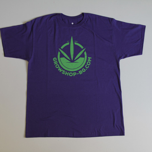 T-Shirt GrowShop-Bg.com Logo Purple