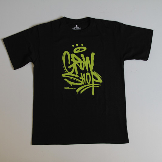 T-Shirt GrowShop-Bg.com Spray Black