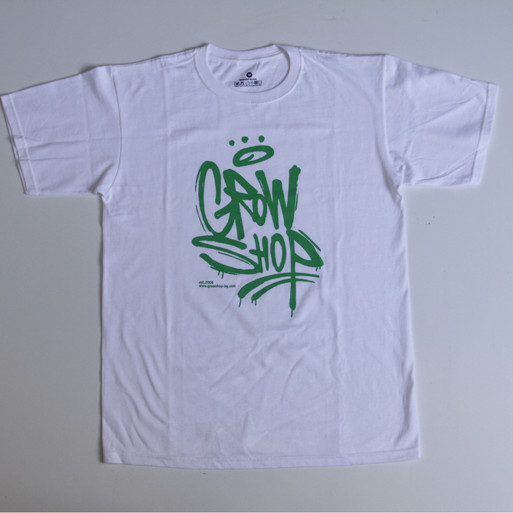 T-Shirt GrowShop-Bg.com Spray White