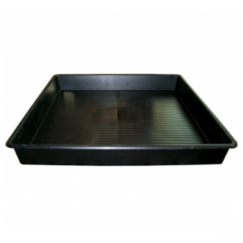 Тава за саксии Garden Tray, черна, квадратна 100x100x12cm