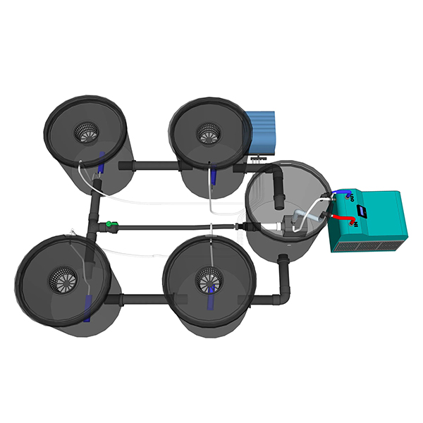 TECOPONIC HY500 Охладител за вода за Резервоар до 500L
