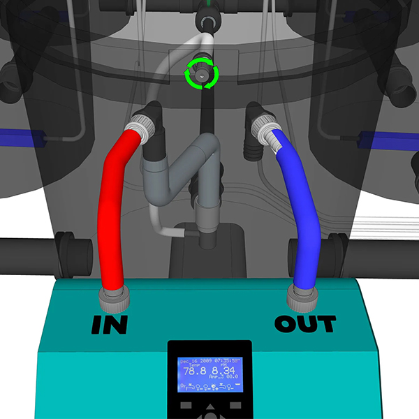 TECOPONIC HY500 Охладител за вода за Резервоар до 500L