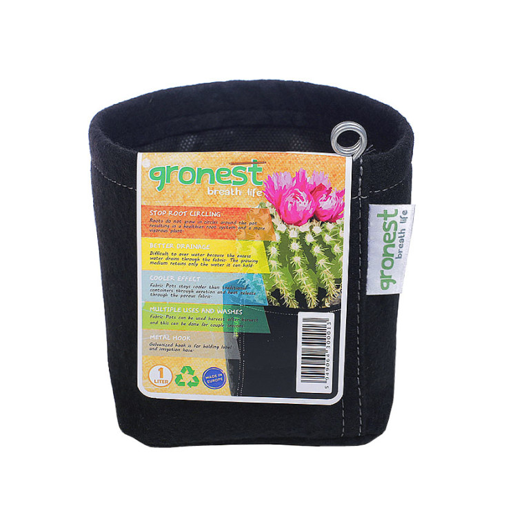 Текстилна саксия Gronest Fabric Pot 1L
