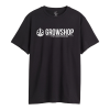 Regular Fit Round Neck T-Shirt with logo - Black