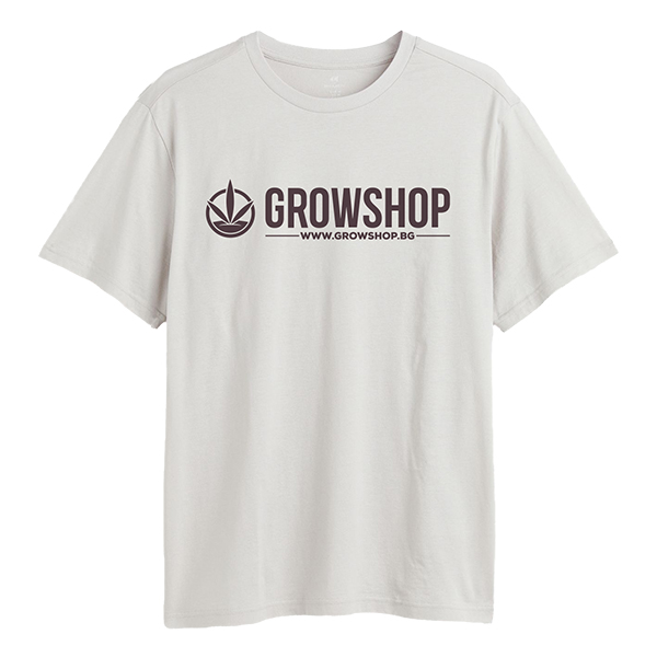 Тениска Regular Fit с кръгло деколте и лого - Сива