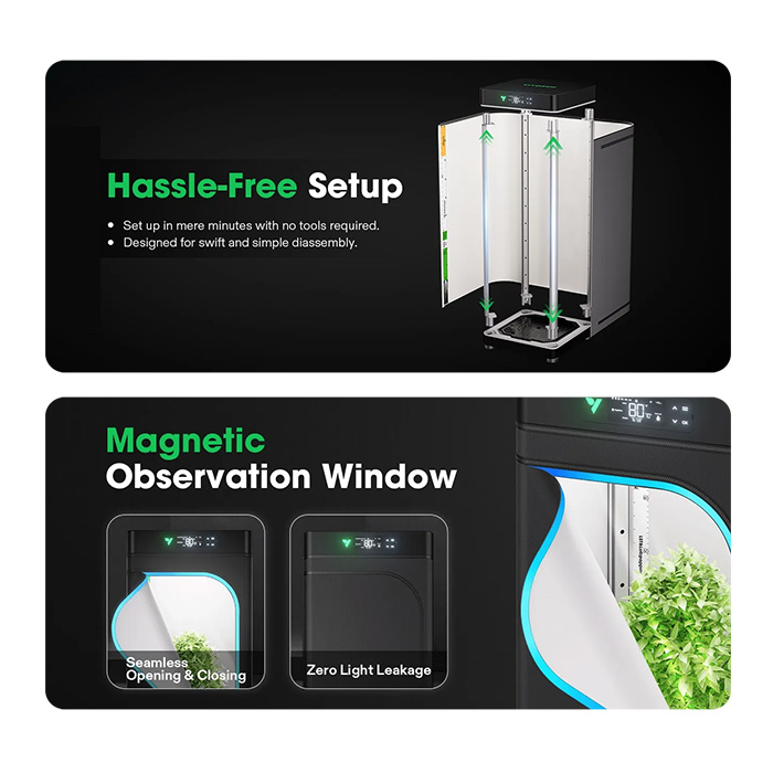 Гроубокс VGrow All-in-One Smart Grow Box 45x45x120cm