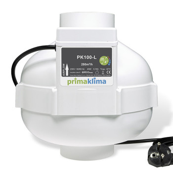 Вентилатор PK100-L Ø100mm 280m3/h