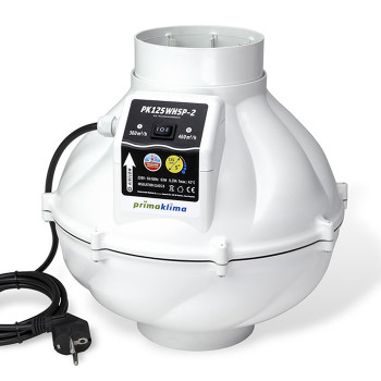 Вентилатор PK125WHSP-2 2-скоростен Ø125mm 460m3/h