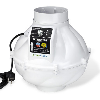 Вентилатор PK125WHSP-3 3-скоростен Ø125mm 530m3/h