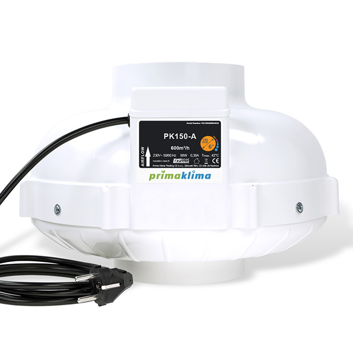 Вентилатор PK150-A Ø150mm 600m3/h
