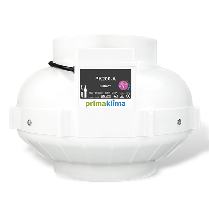 Вентилатор PK200-A Ø200mm 800m3/h