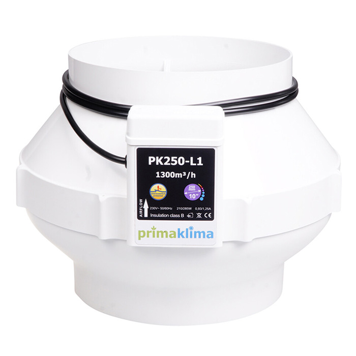 Вентилатор PK250-L1 Ø250mm 1300m3/h