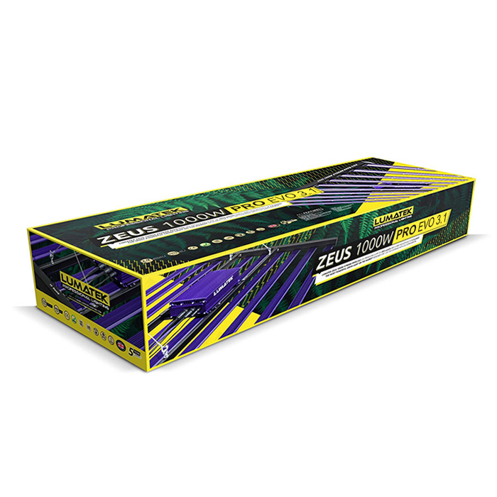 LED Лампа за растеж и цъфтеж LUMATEK Zeus 1000W PRO EVO 3.1