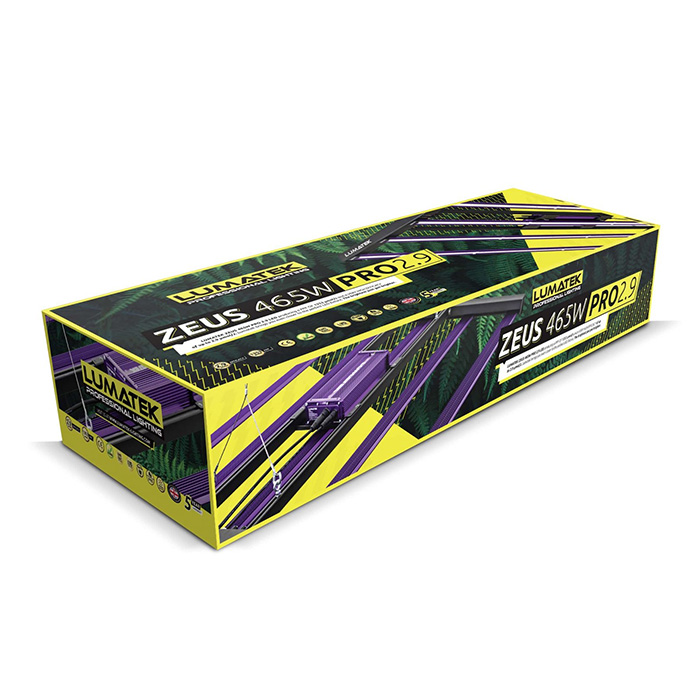 LED Лампа за растеж и цъфтеж LUMATEK Zeus 465W PRO 2.9