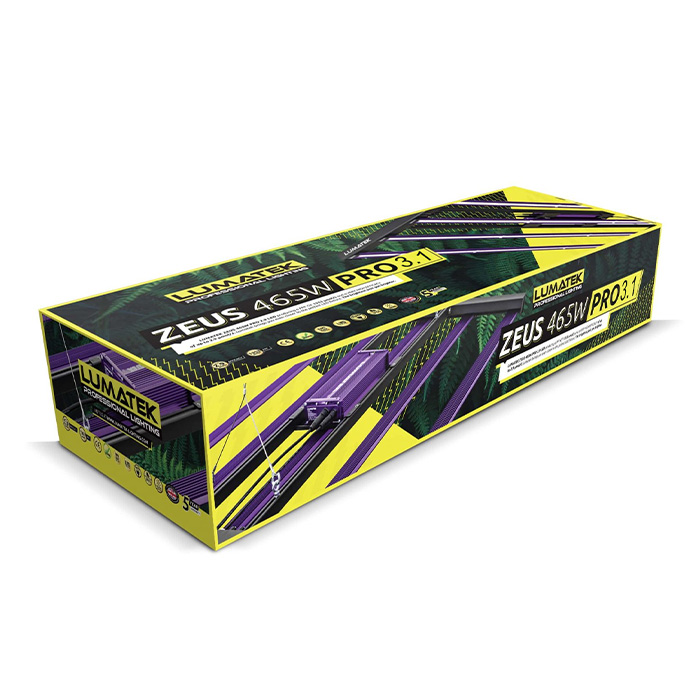 LED Лампа за растеж и цъфтеж LUMATEK Zeus 465W PRO 3.1