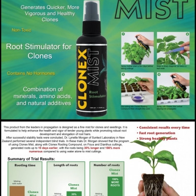 Вкоренител Clonex Mist, Концентрат 1L