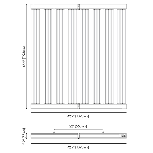 LED Лампа за растеж и цъфтеж Dimlux Xtreme Series 1000W