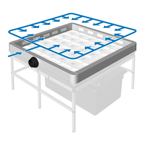 growAIRSTREAM circulation 1.2 (вкл. growAIR-Фланец Ø 100 mm)
