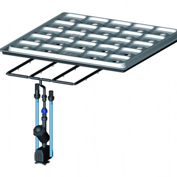 growDECK aeroponic 1.0 Комплект-98 x 98 x 5 cm