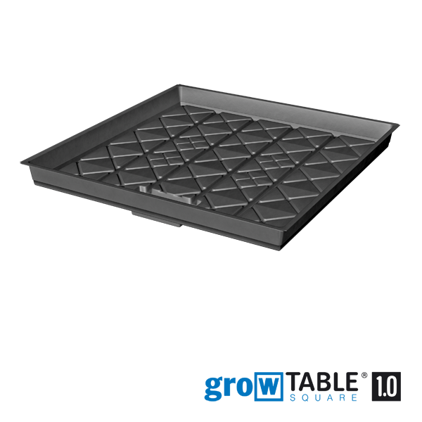 growTABLE square 1.0 – 98 x 98 x 9 + 4 cm