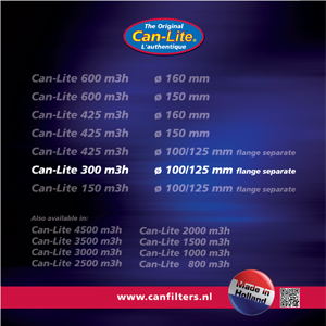 Карбонов филтър CAN-Lite 3000, Ø250/315mm, 3000m3/h, 100cm