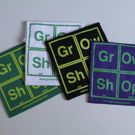 T-Shirt GrowShop-Bg.com Formula White